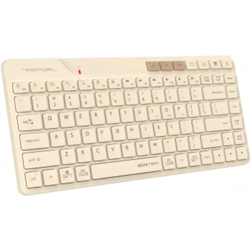 Клавиатура A4Tech Fstyler FBK26C AS бежевый USB беспроводная BT/Radio slim Multimedia (FBK26C AS)